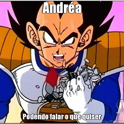 Andr�a Podendo falar o que quiser