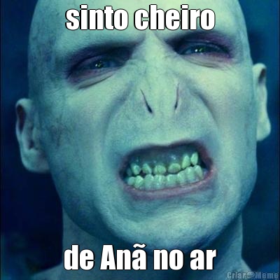 sinto cheiro de An� no ar