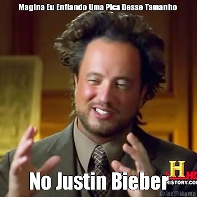 Magina Eu Enfiando Uma Pica Desse Tamanho  No Justin Bieber