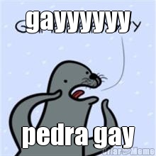 gayyyyyy pedra gay