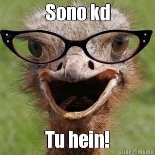 Sono kd Tu hein!
