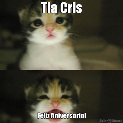 Tia Cris Feliz Anivers�rio!