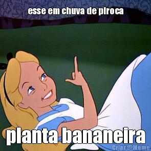 esse em chuva de piroca planta bananeira