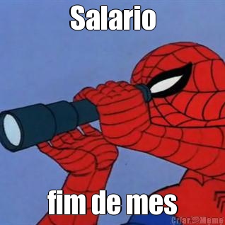 Salario fim de mes