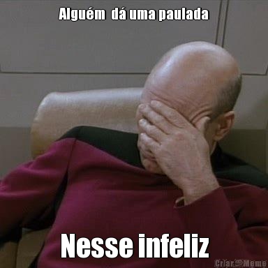 Algu�m  d� uma paulada Nesse infeliz